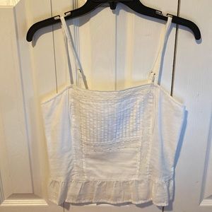Abercrombie and Fitch medium white top (Never worn)!